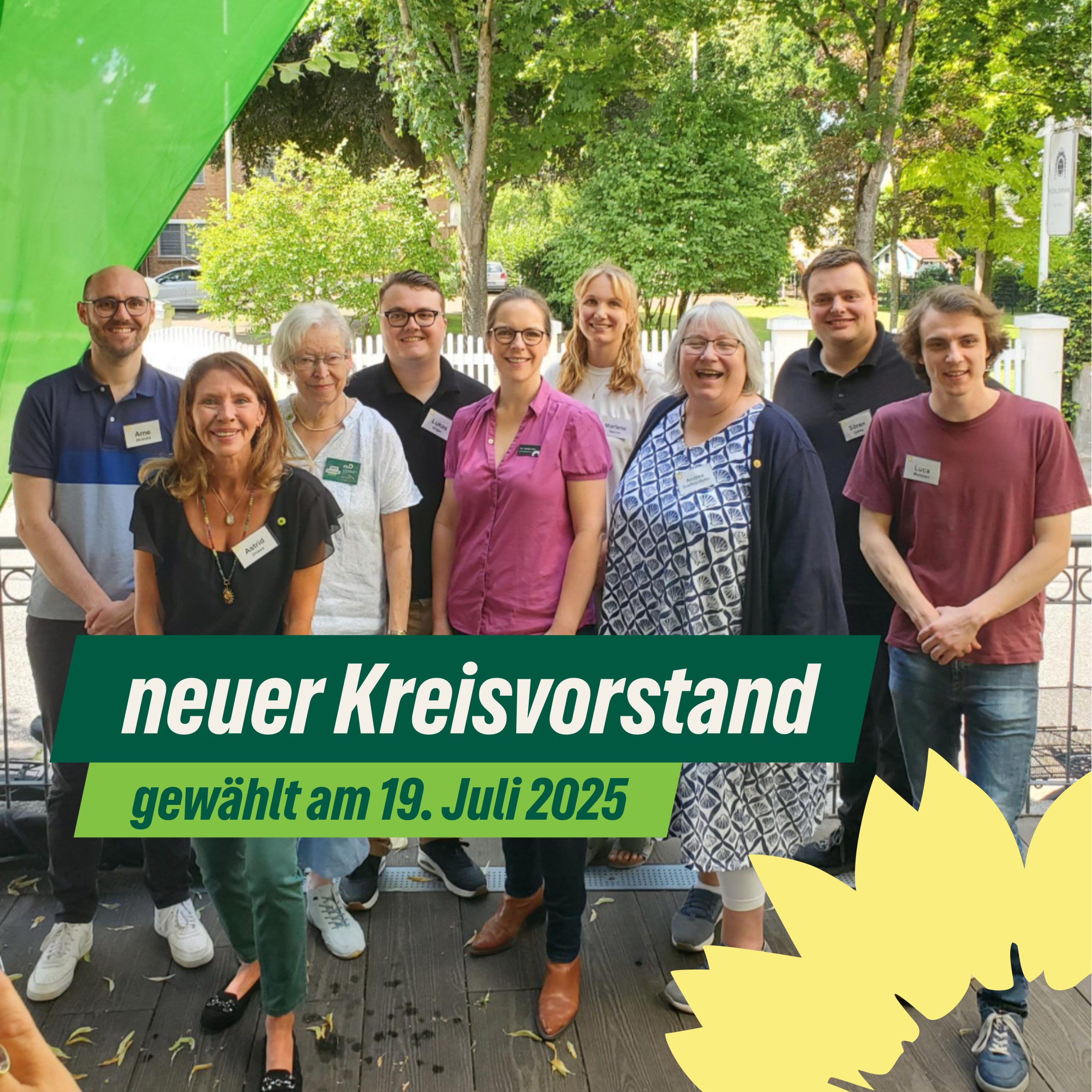 Foto des neuen Kreisvorstands