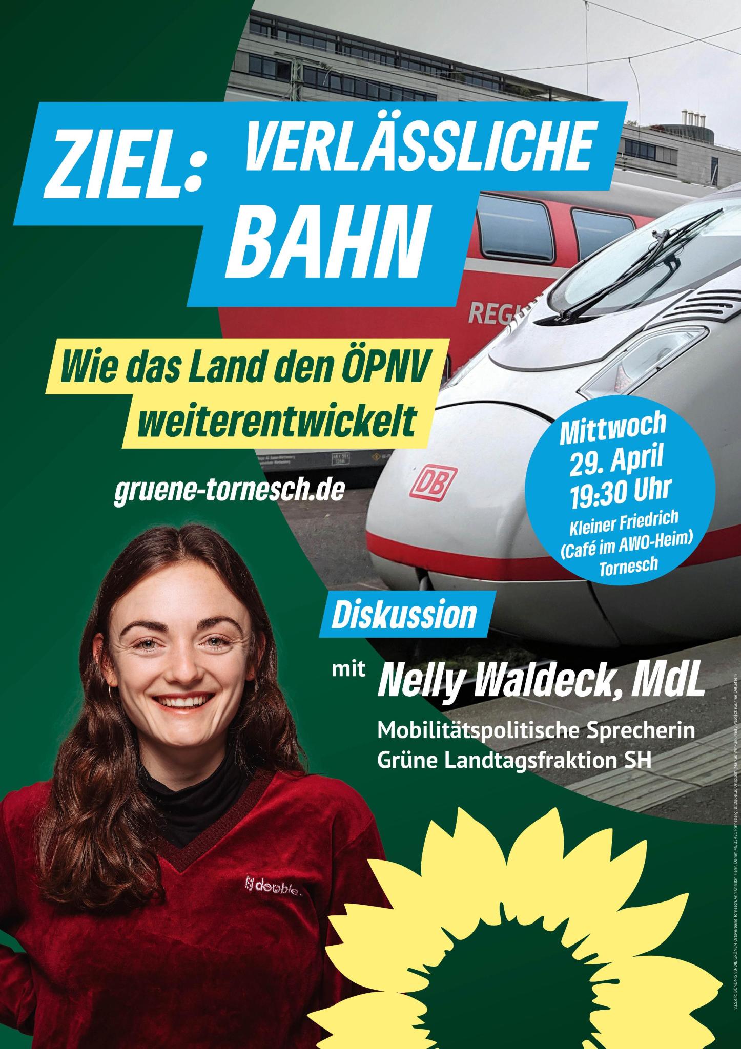 Termin mit Nelly Waldeck - Verlässliche Bahn